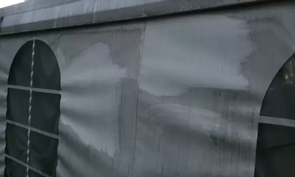 Чистка палатки
